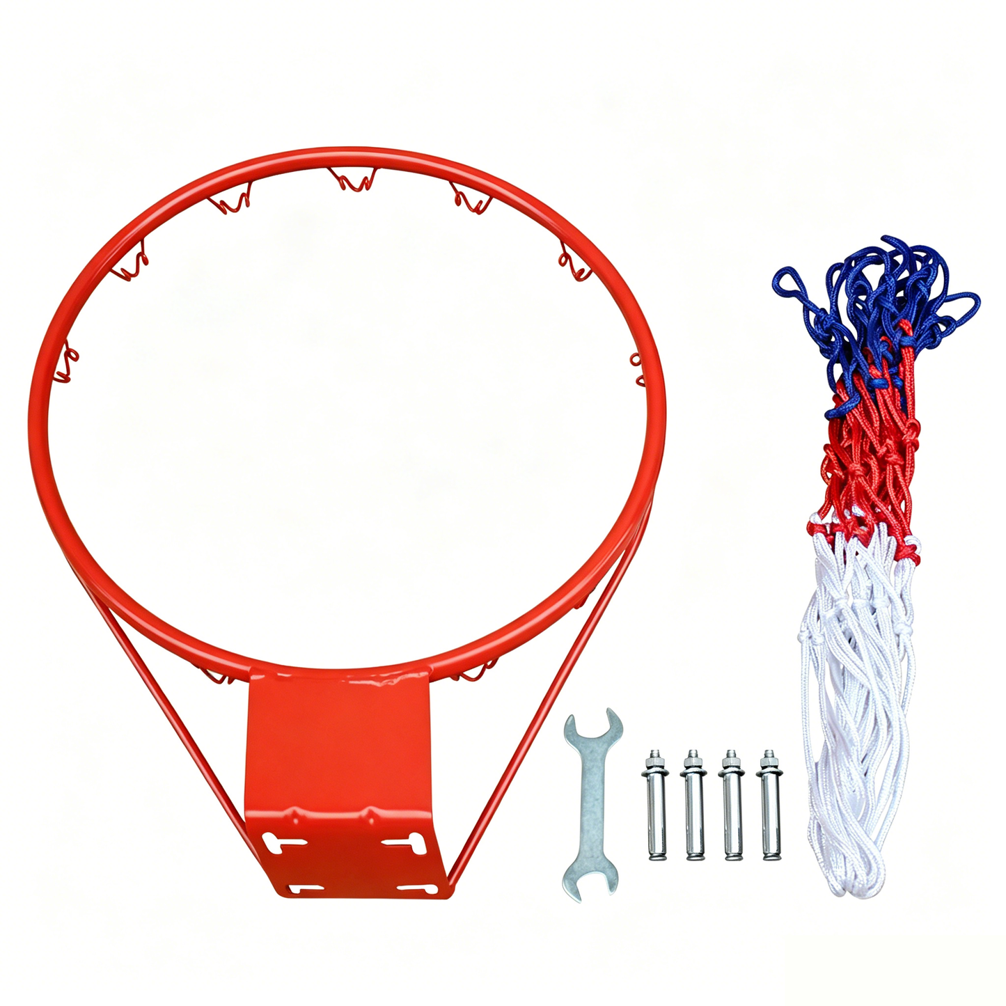 18" Steel Basketball Rim Replacement with Net