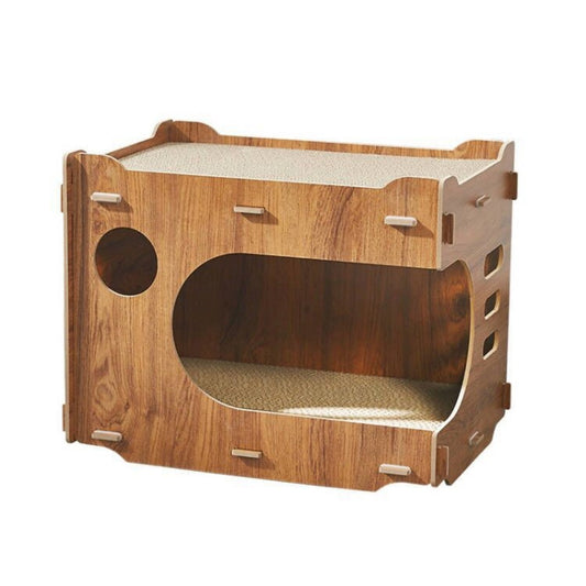 Large-capacity Cat Scratcher Bed Toy.