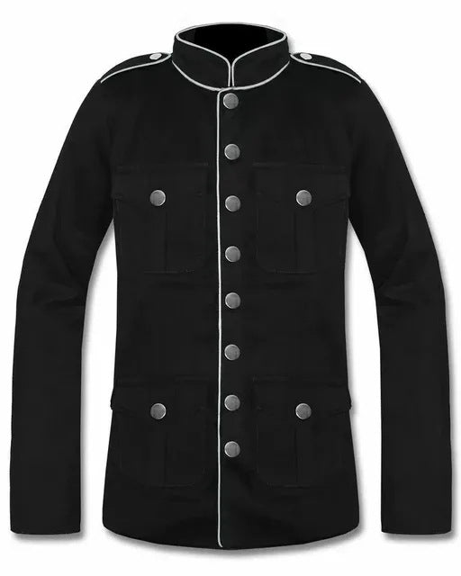 Mens Military Gothic Jacket Coat