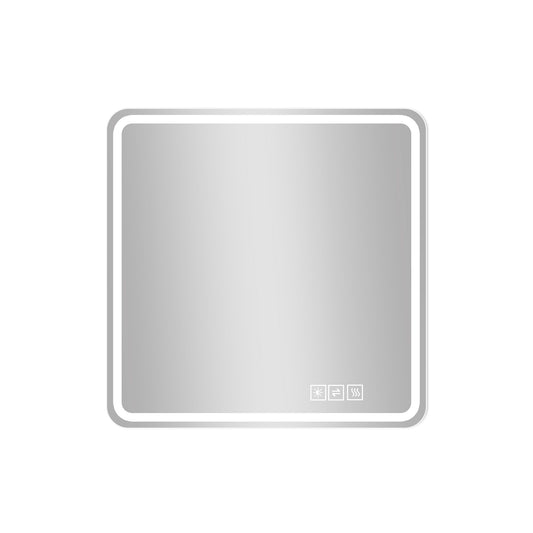 LED Bathroom Mirror with Anti-Fog, Rust Resistance, and Tri-Color Lighting