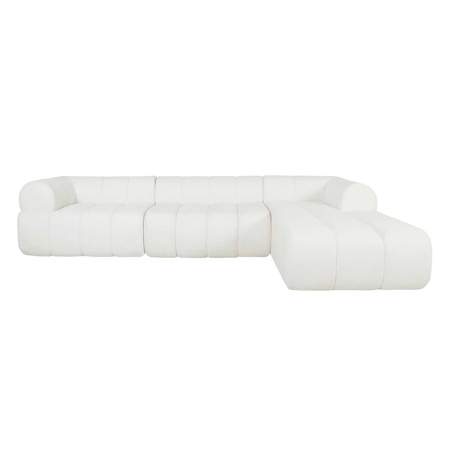 122" Modern L-Shaped Sectional Sofa with Chaise Lounge