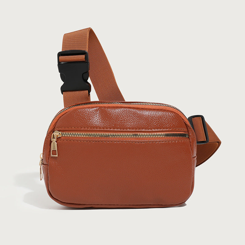 Adjustable Fashionable Solid-color Everyday Waist Bag