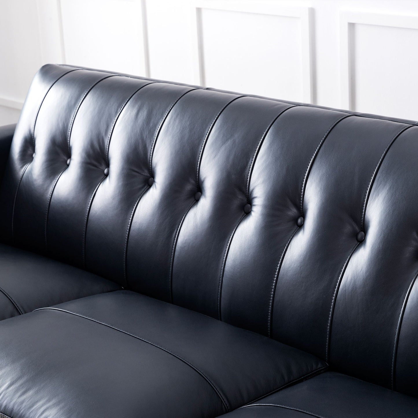 Mid-Century Tufted Sofa