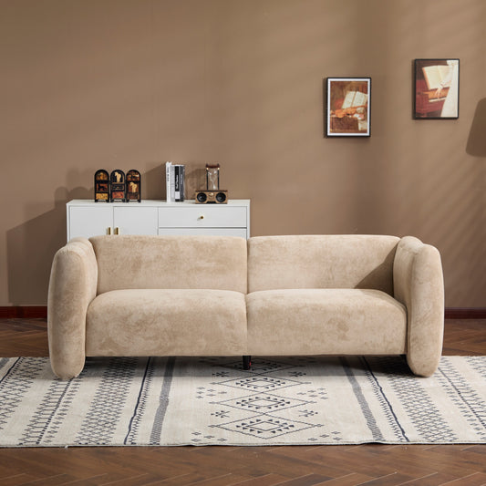 Tonson 83" 3-Seater Velvet Sofa, Wave Design