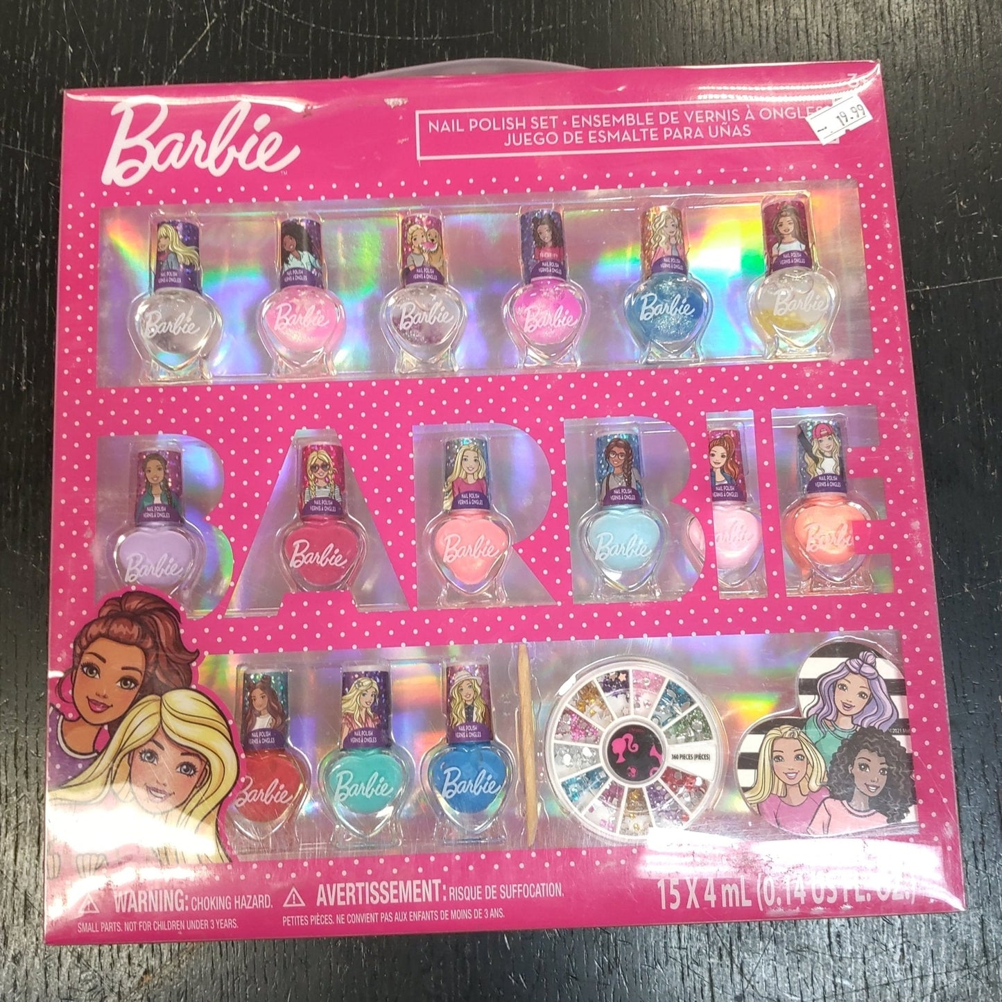 Barbie Nail Polish Set, Age 3+