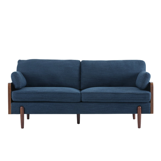 Mid-Century Modern Sofa - Navy