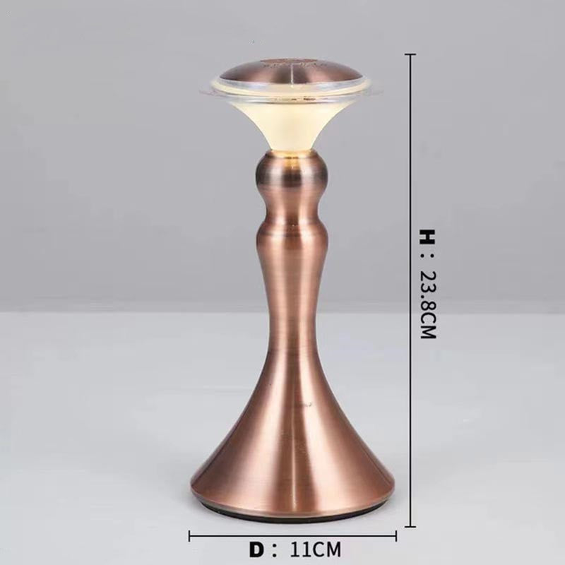 New Beautiful LED Rechargeable Bedroom Decoration Bedside Table Lamp