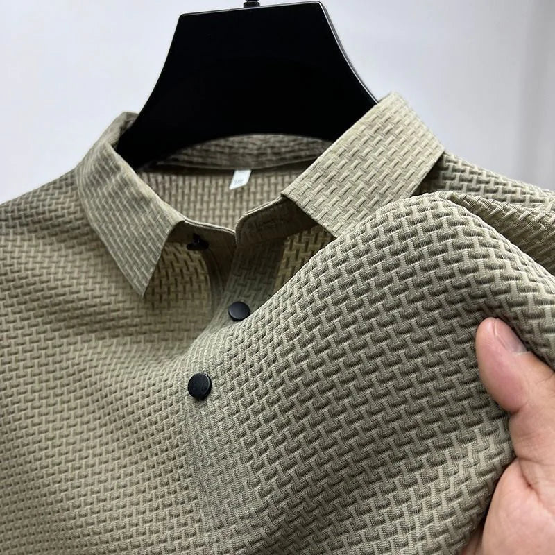Boys Men's Ice Silk Mesh Polo Shirt - # BOAA13510038