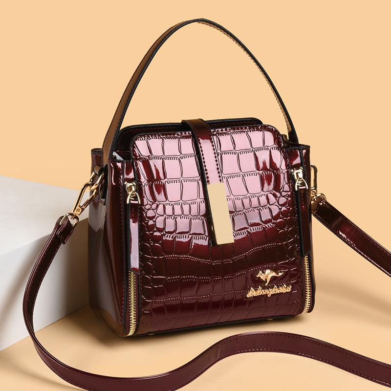 Womens Large-capacity Stylish One-shoulder Crossbody Bag