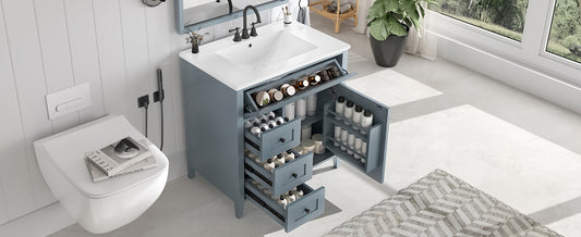 30-Inch Bathroom Vanity with Storage