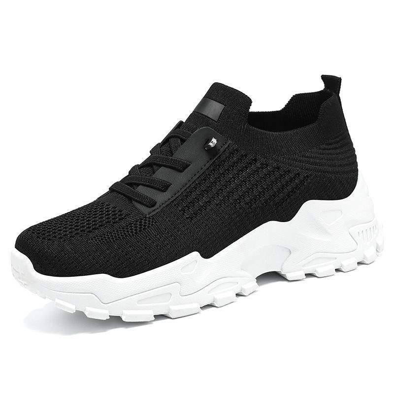 Women's Summer Flying Woven Lace Up Running Shoes
