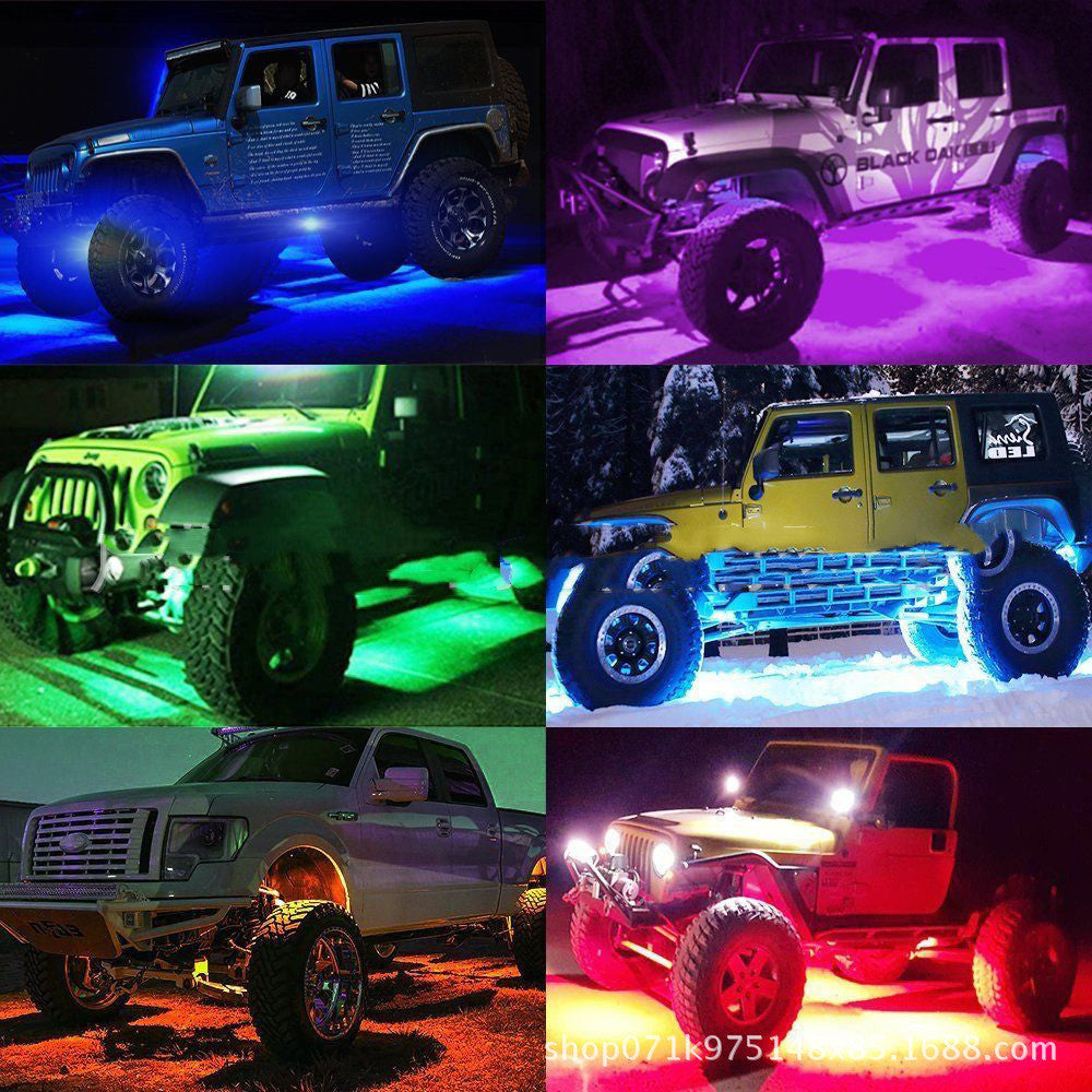 High-brightness And High-power Vehicle Bottom Atmosphere Rgb Rock Light