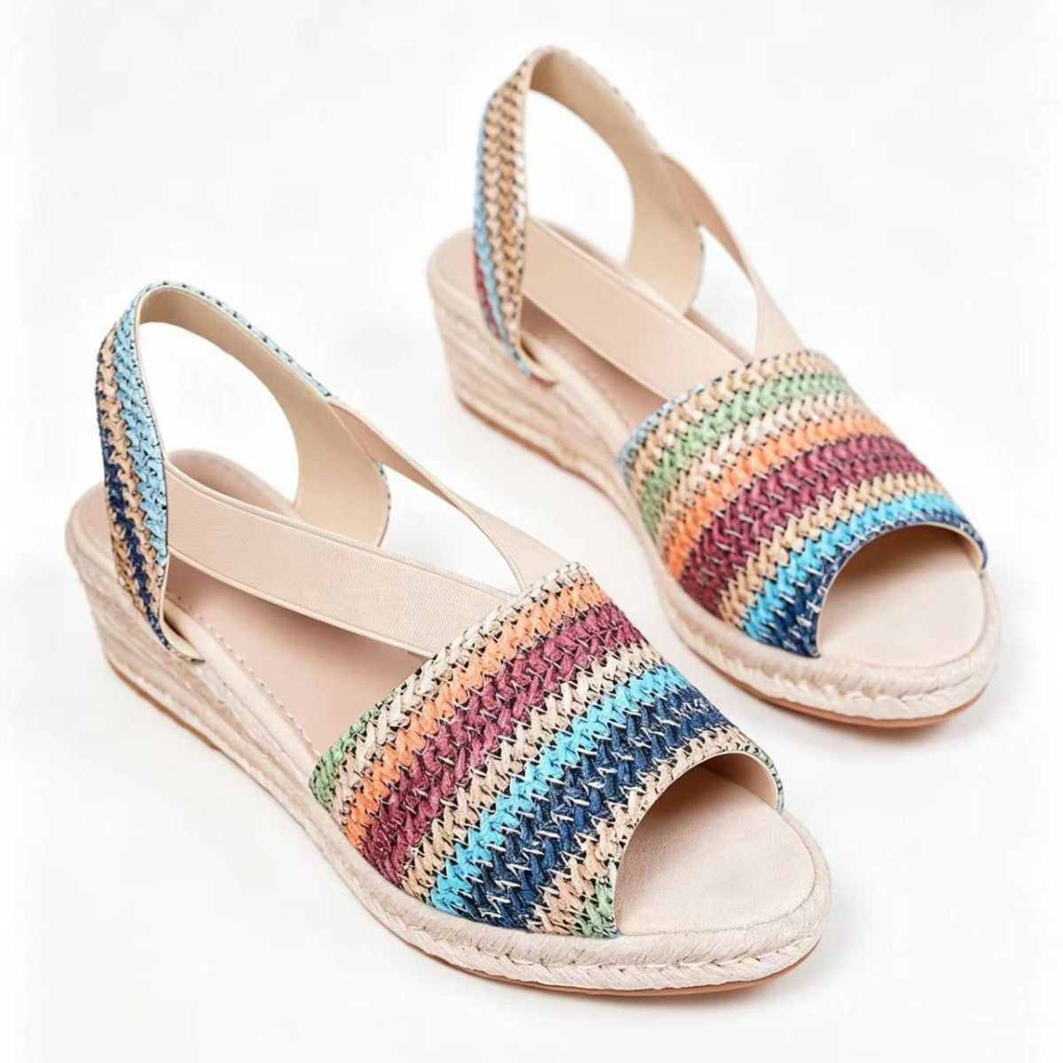 European And American Ethnic-style Wedge Sandals
