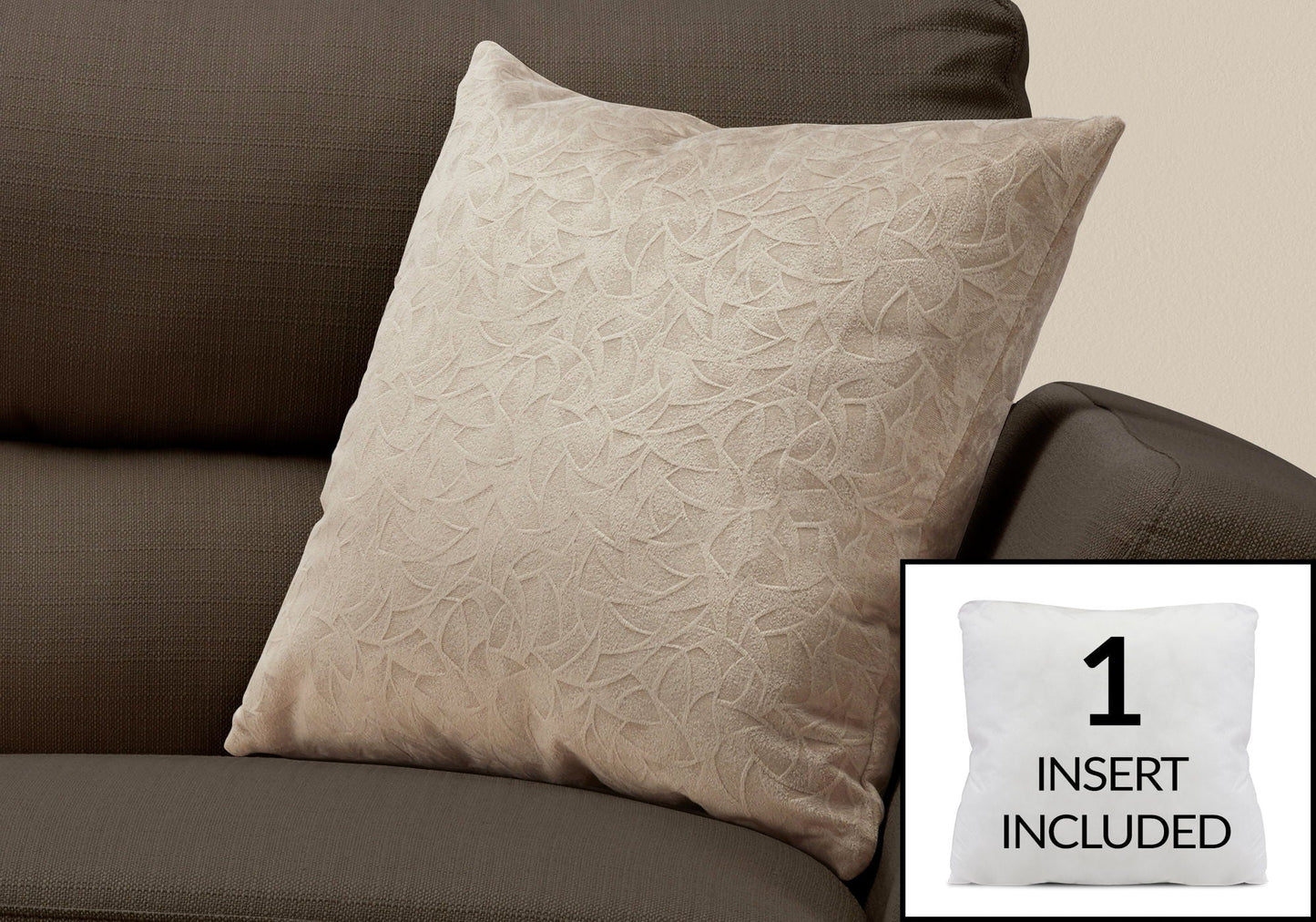 Square Pillows with Insert Included - Decorative Throw, Hypoallergenic