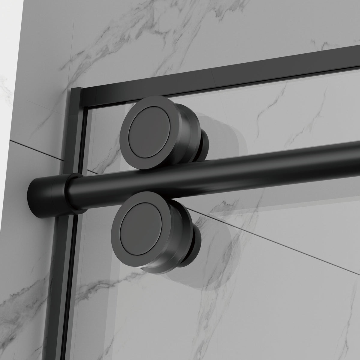 Matte Shower Doors - 56-60" W x 72" H