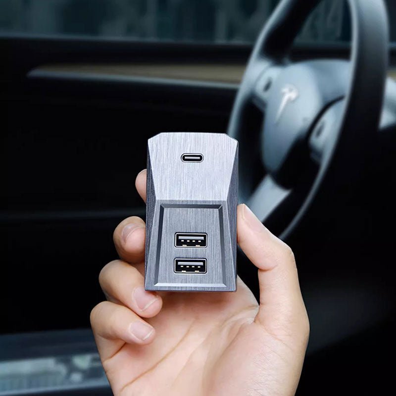 4-Port USB Hub for Model 3 Highland / Model Y Juniper| Center Console