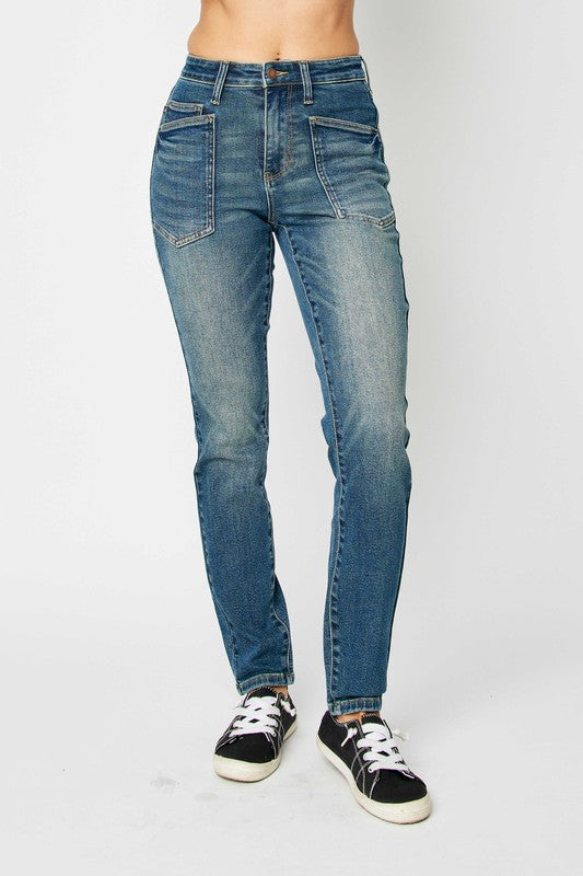 Women's Jeans - High Waist Comfy Fit - Everyday Skinny