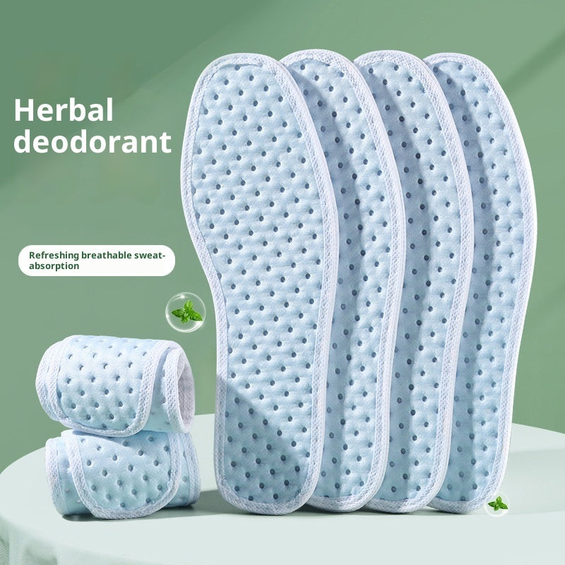 Insole Deodorant And Sweat-absorbing Clean And Comfortable Breathable