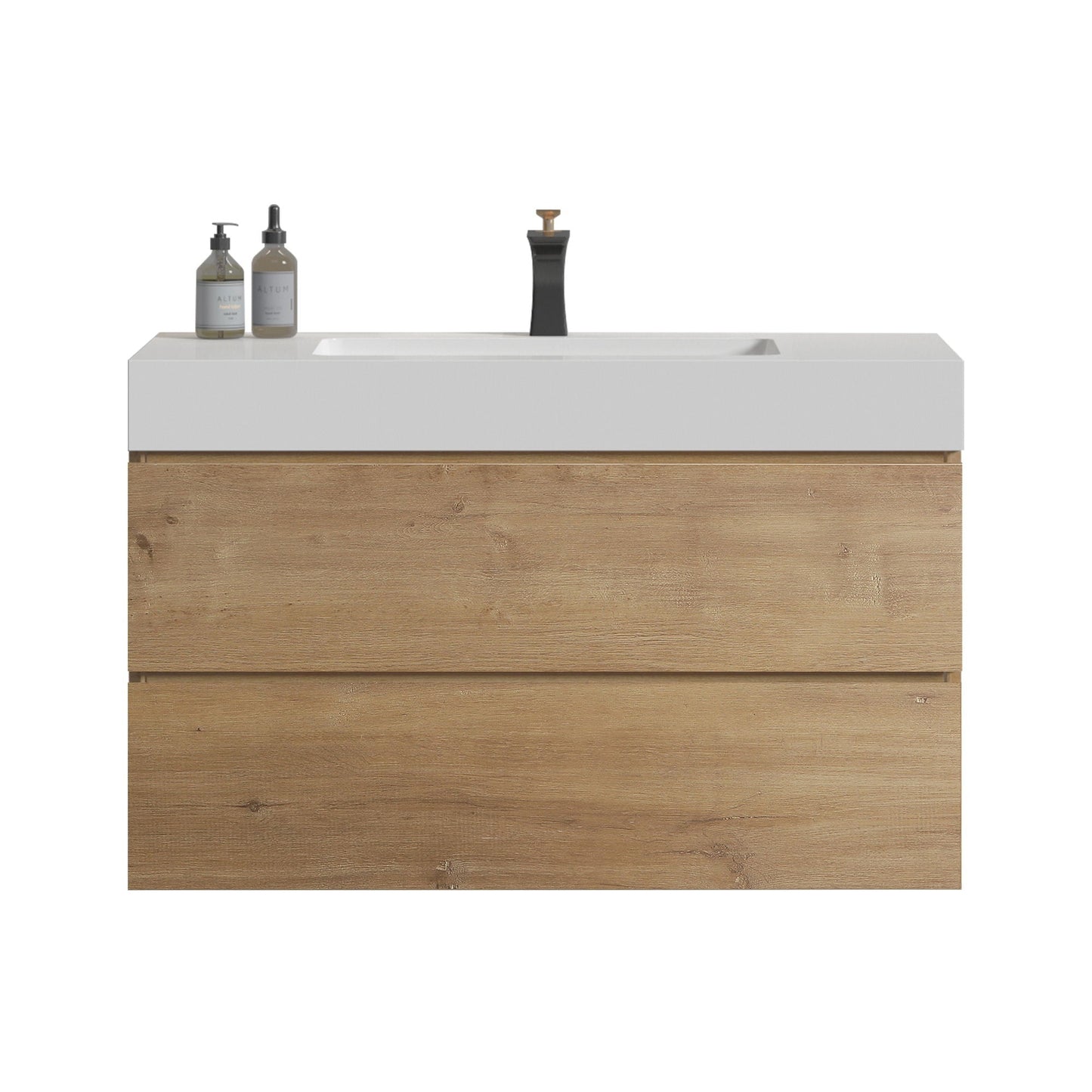 Alice Wall Mounted Bathroom Vanity with Sink