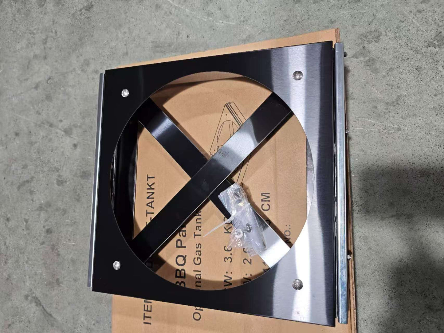 Black Gas Cylinder Pallet Stainless Steel 6B01 4B03