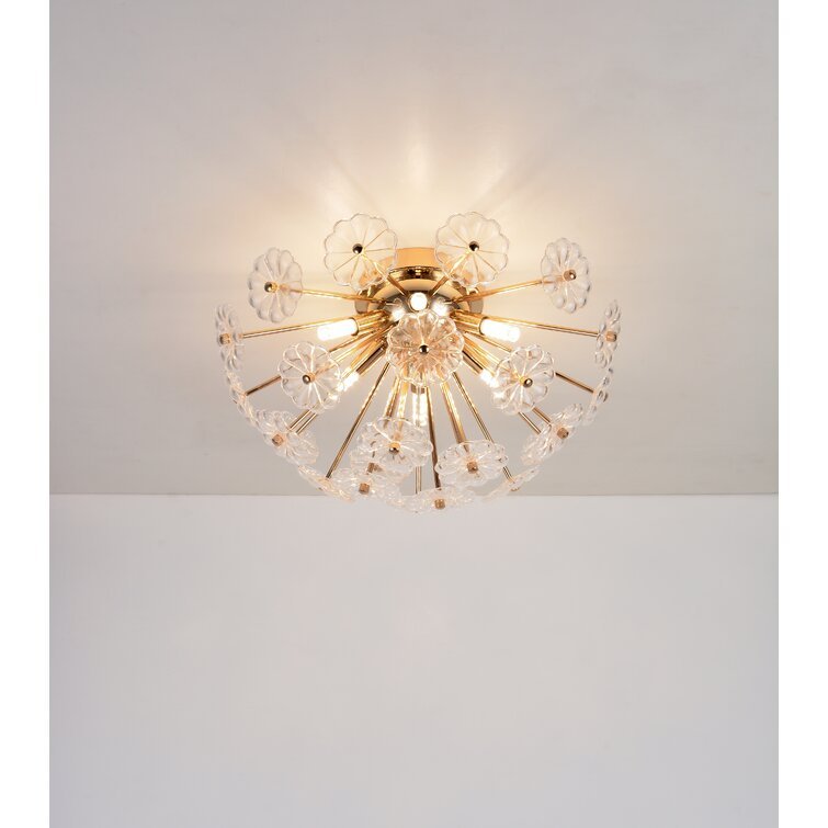 Gold Flush Mount Ceiling Light