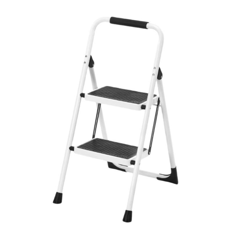 2 Step Ladder Folding Step Stool with Anti-Slip Wide Pedal