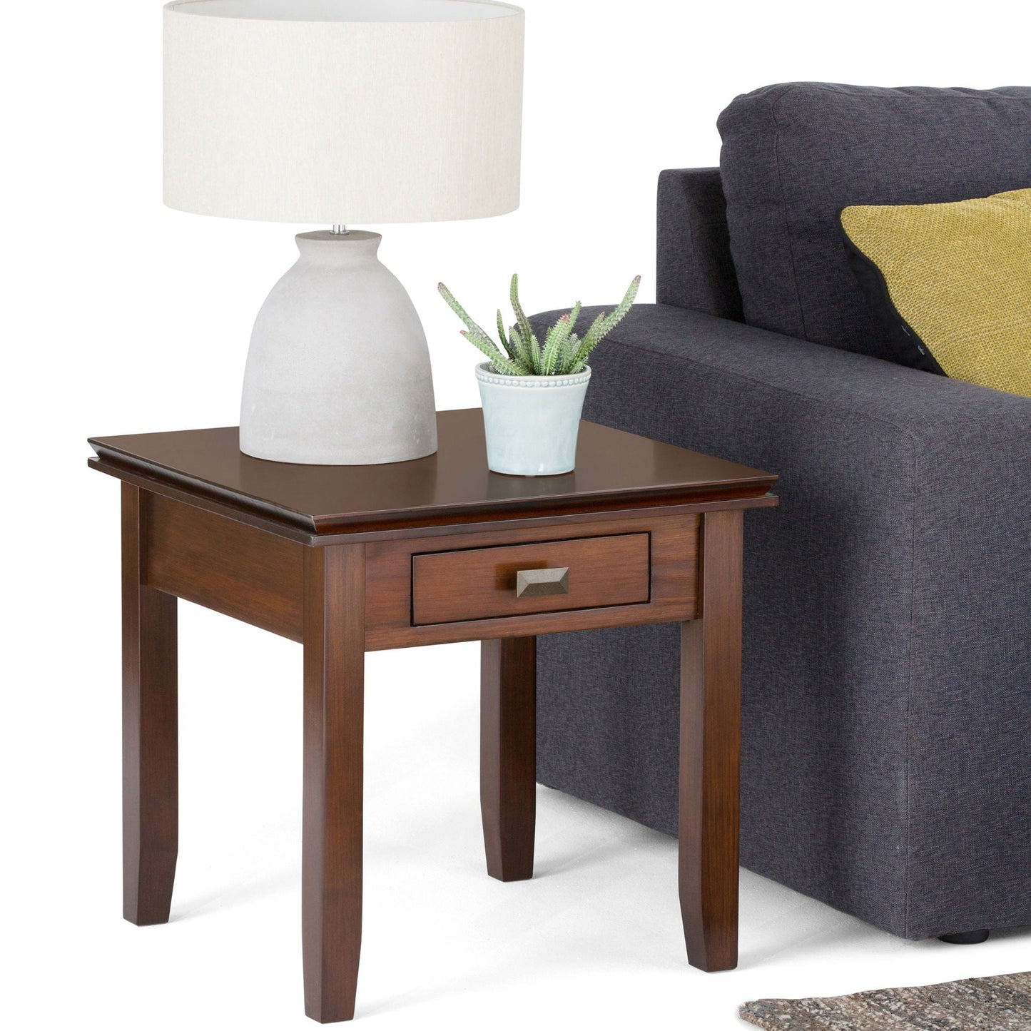 Artisan - End Table - Russet Brown