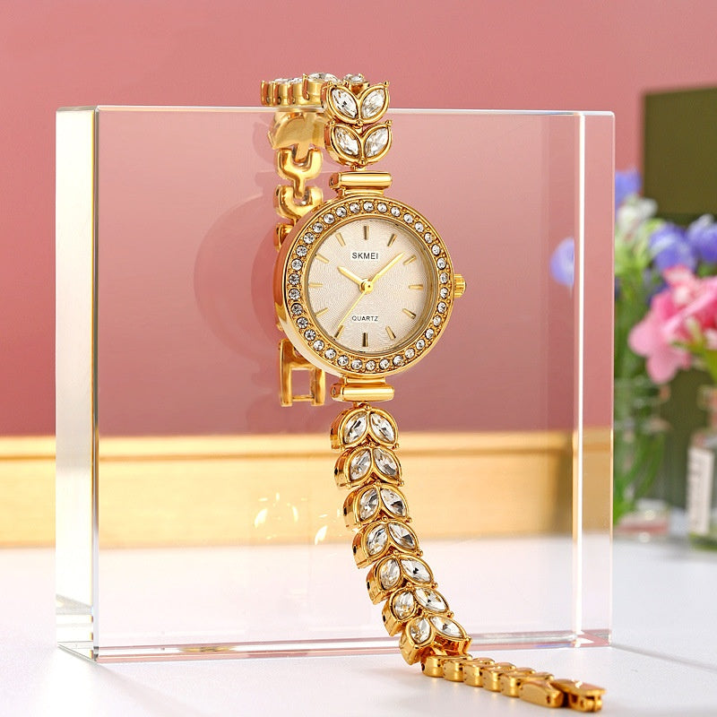 High-appearance-value Diamond-encrusted Ladies Bracelet Watch