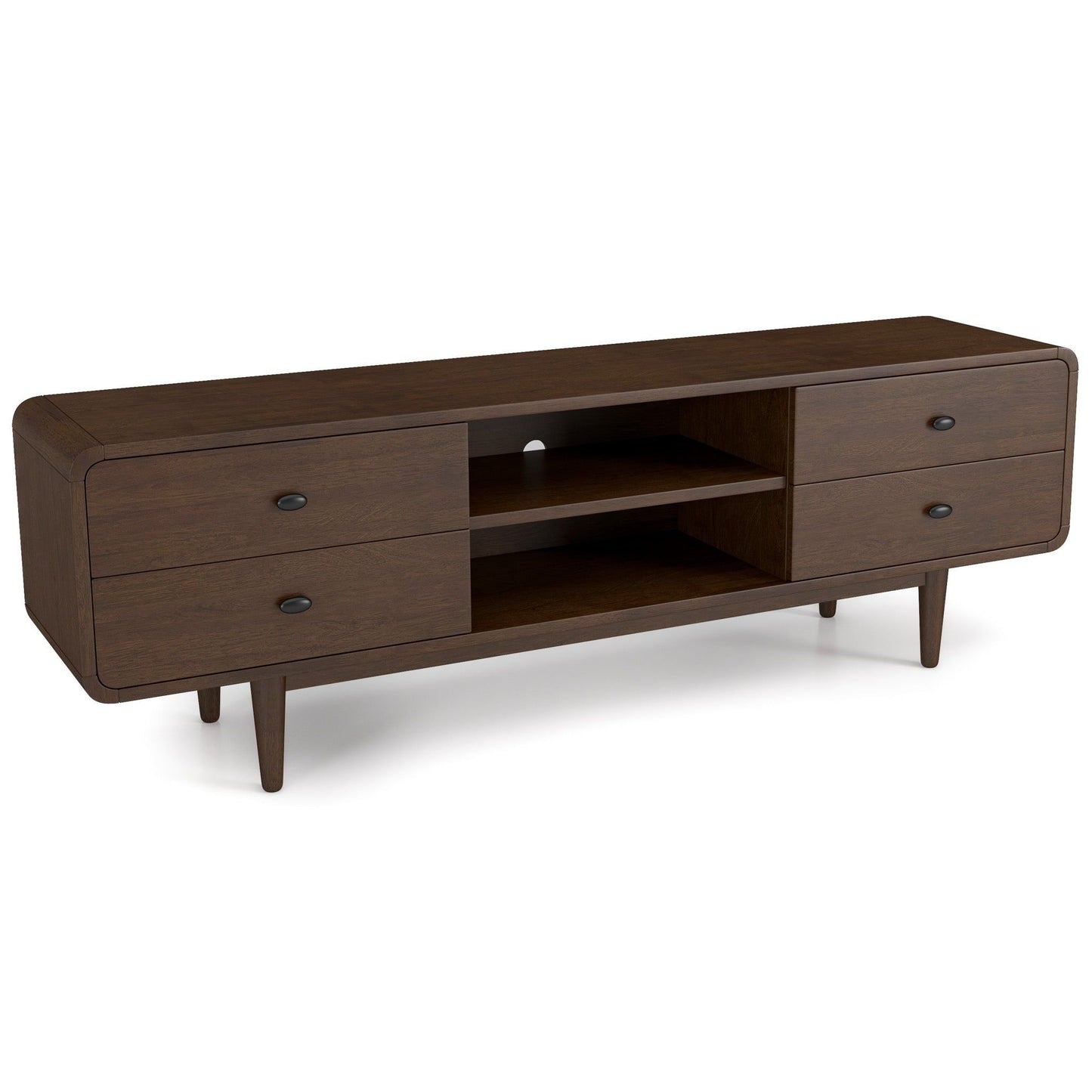 Alexa - TV Stand - Dark Brown / Wood