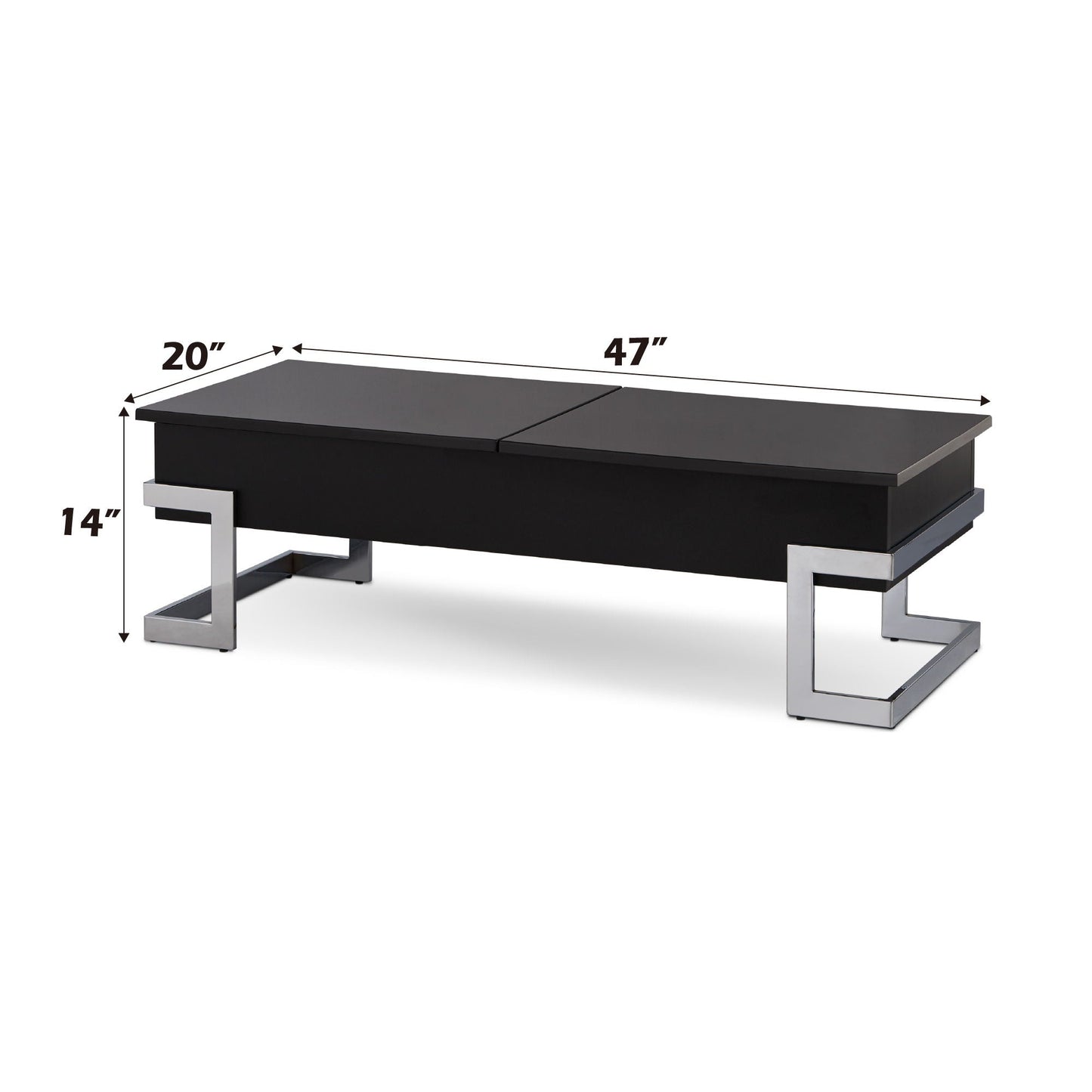 Calmam High Gloss Coffee Table With Lift Top