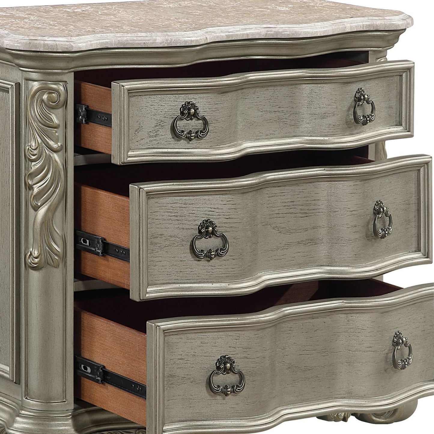 Bella - Nightstand - Champagne