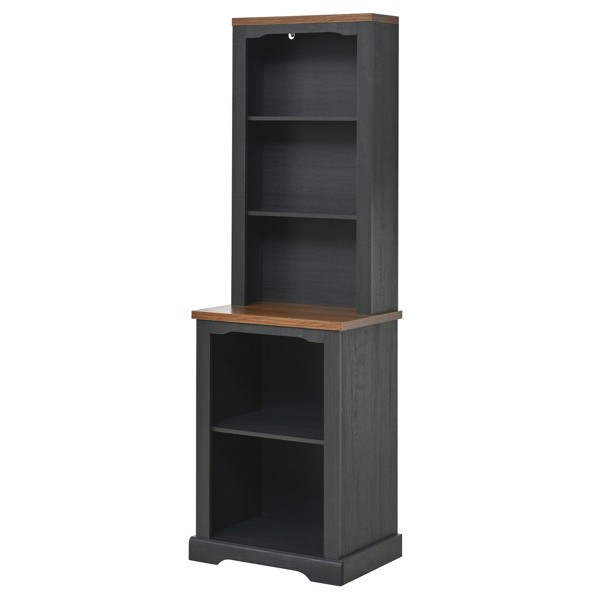 ON-TREND Two-Piece Elegant Freestanding Tall Cabinet