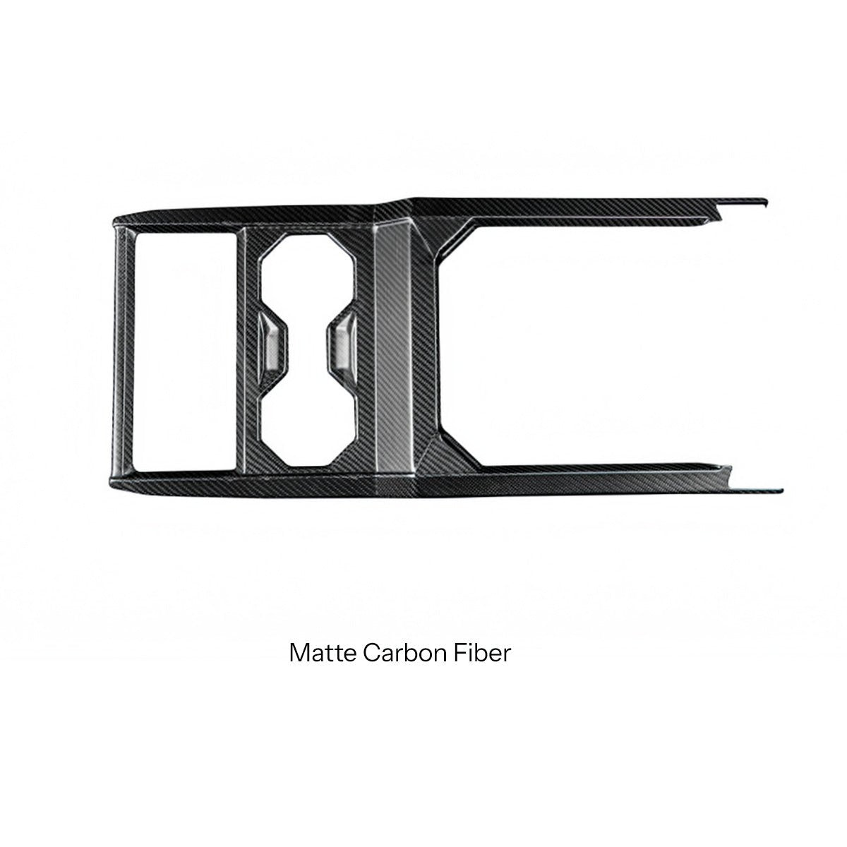 Dry Carbon Fiber Center Console Cup Holder for Cybertruck