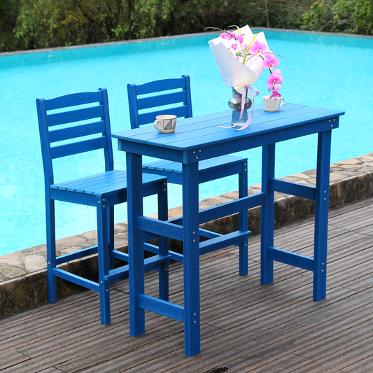 HDPE Outdoor Dining and Bar Table