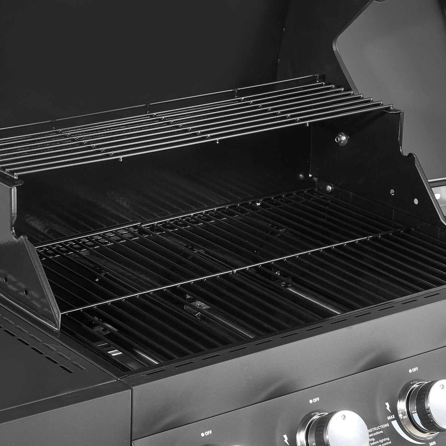 Gas Grill, 4 Burner Propane Gas Grill with Side Burner