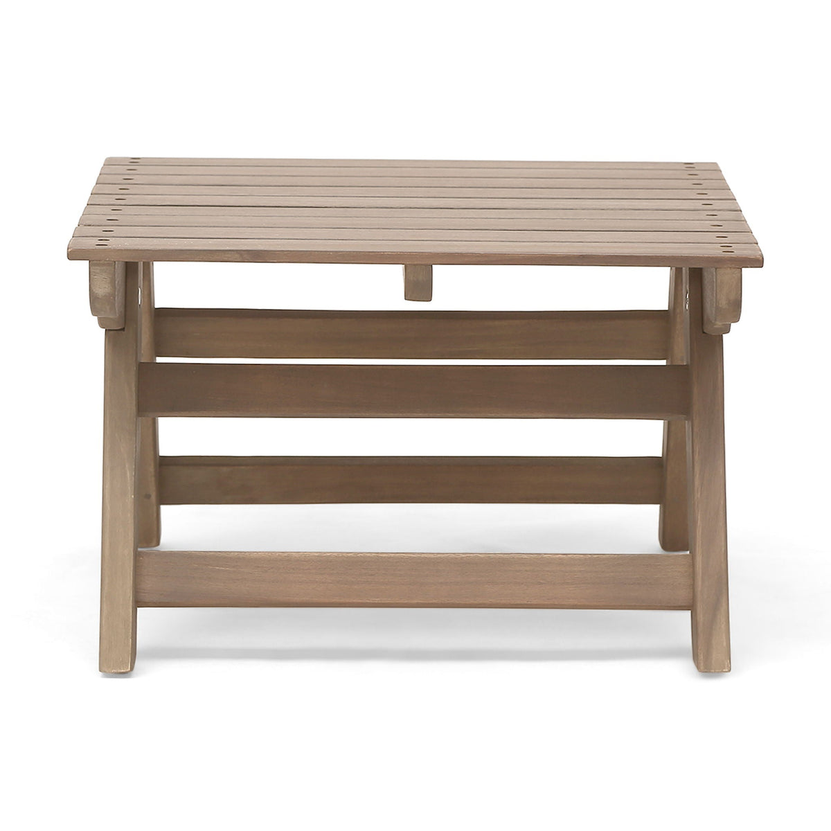 Sedona Outdoor Side Table With Open Slat Design