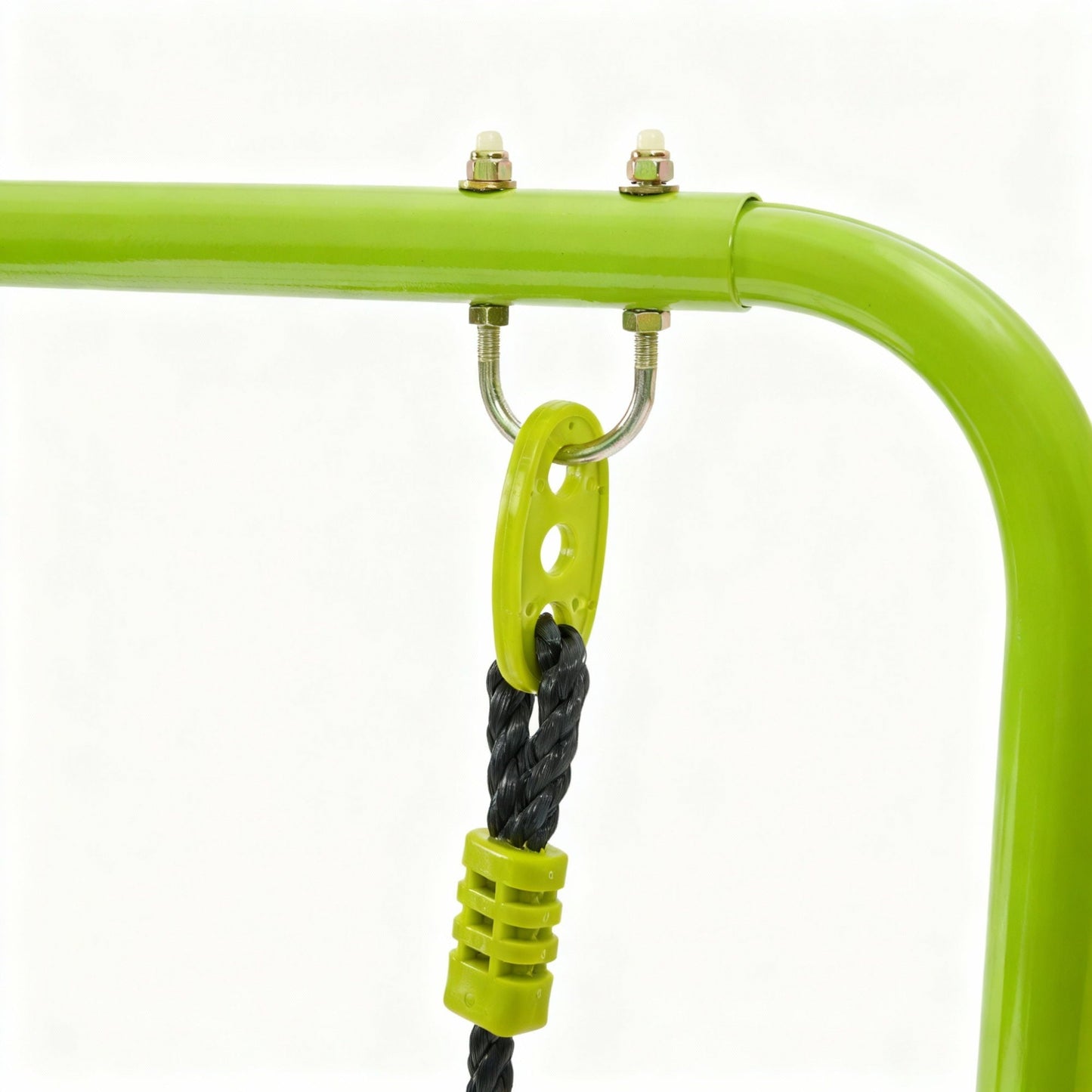 Xns001 Baby Swing With Safety Seat Indoor / Outdoor - Black / Green
