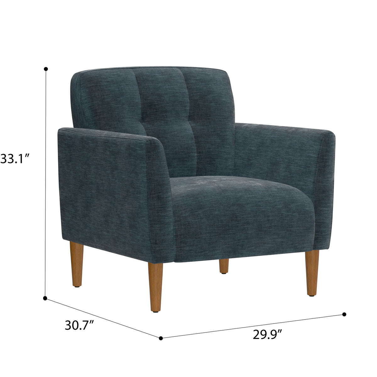 Accent Chair, Transitional - Blue
