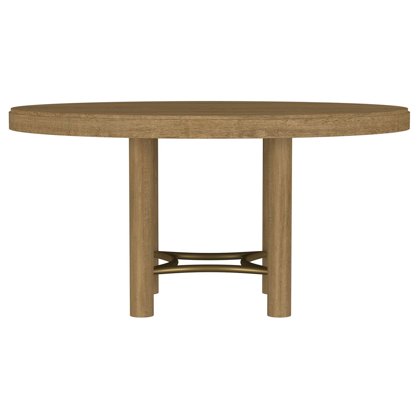 Arini 7-piece Round Dining Table Set Sand Wash and Black