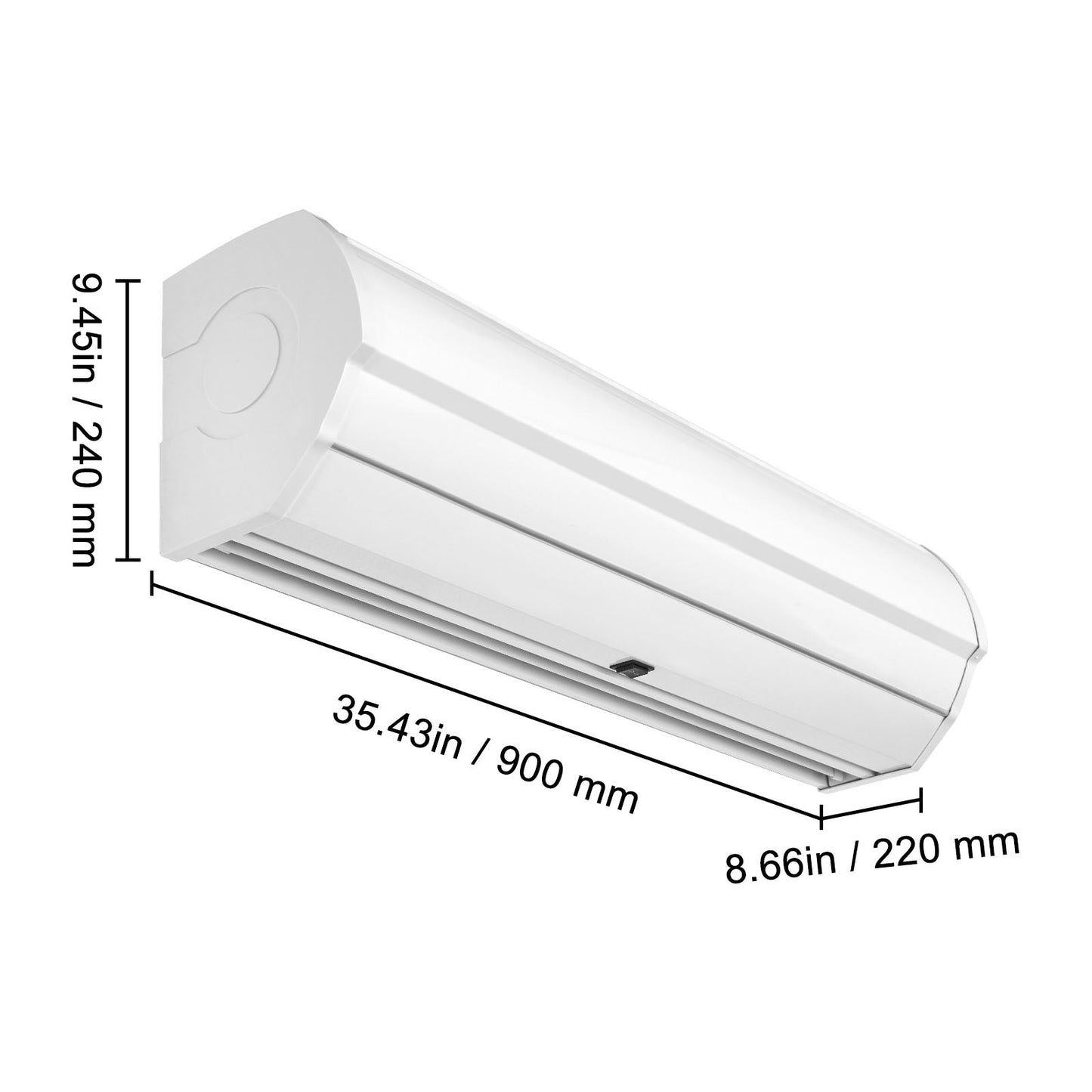 36" Commercial Indoor Air Curtain Super Power 2 Speeds 900CFM