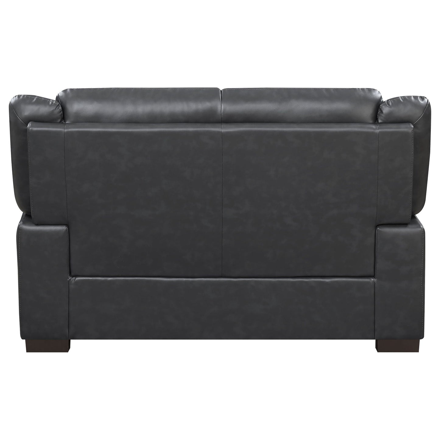 Jacob - Loveseat With Pillow Top Arms Upholstery - Gray