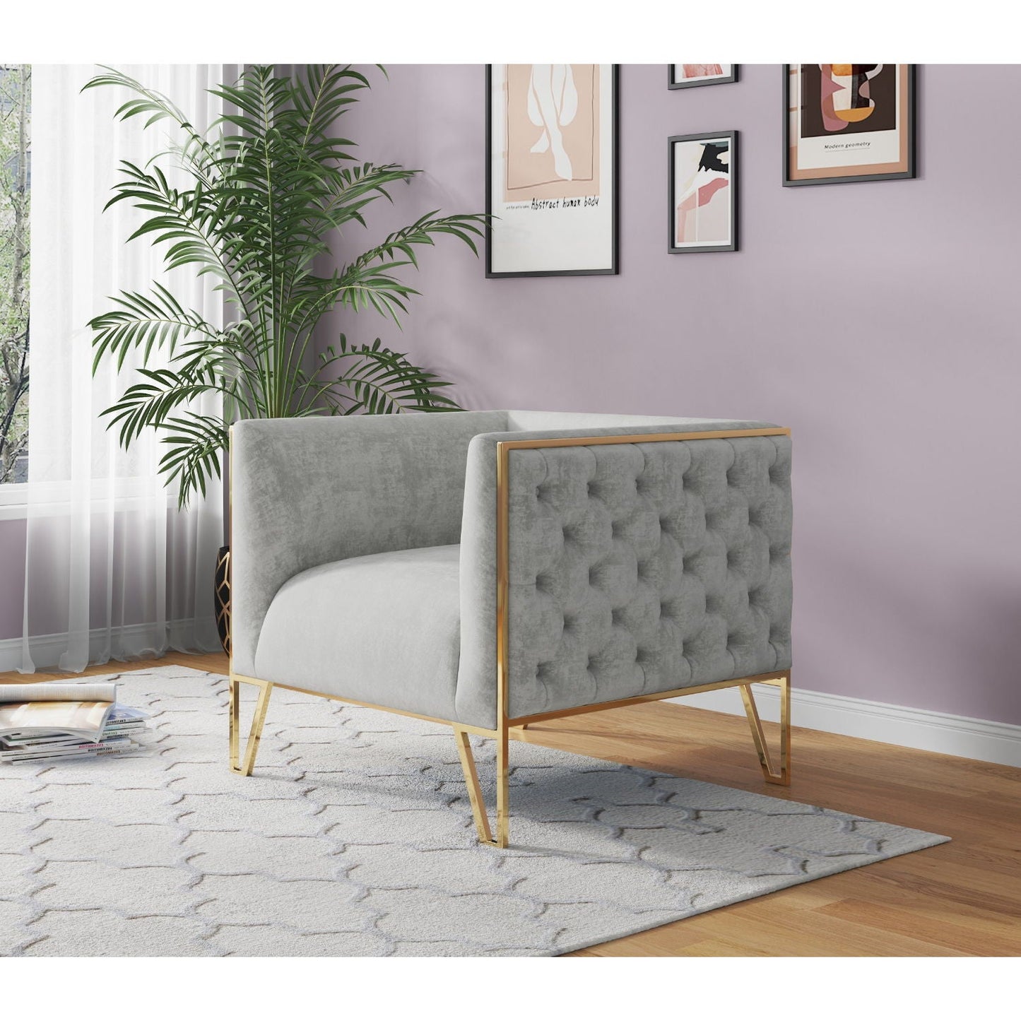 Vector - Lounge Chair - Gray