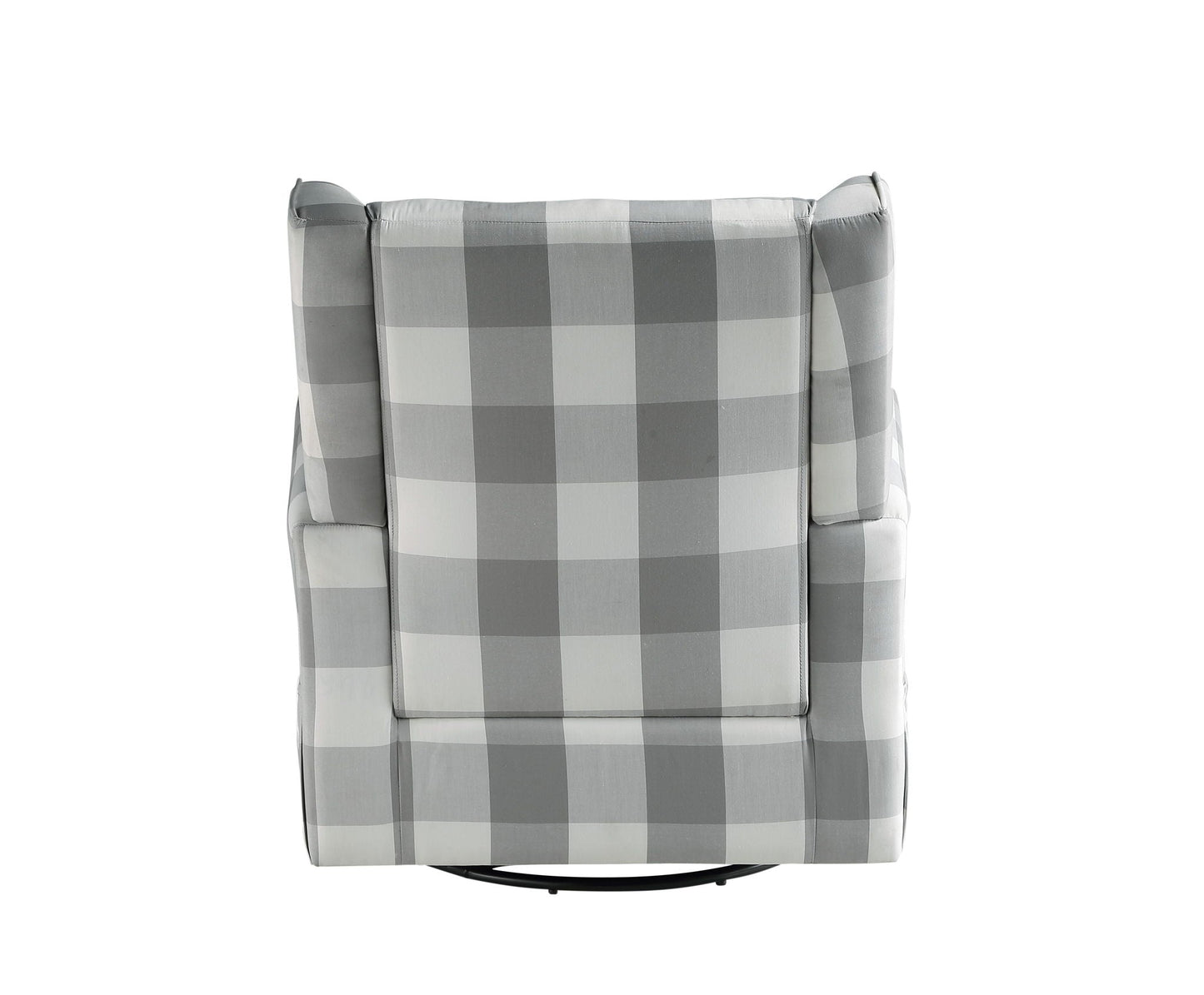 Patli Glider Chair With Swivel - Gray / White