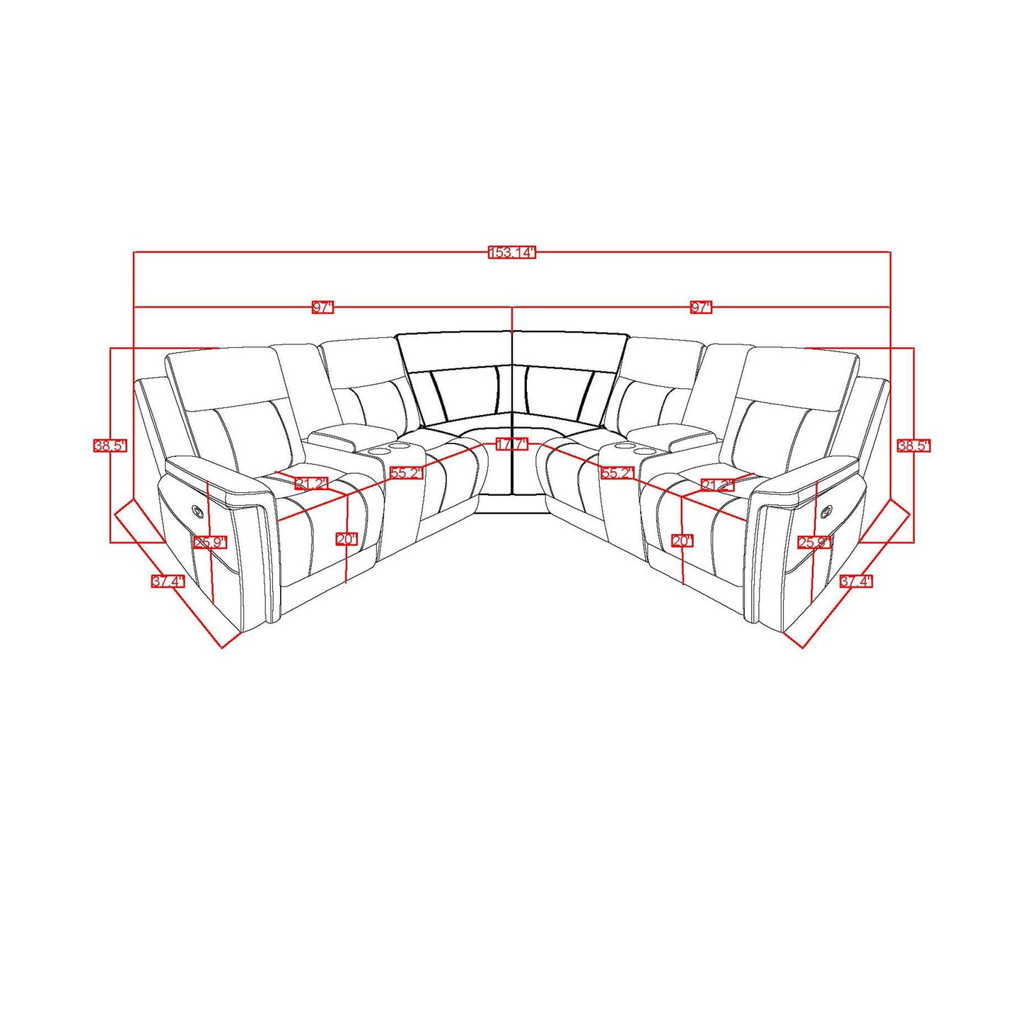 Eco - Sectional - Greige