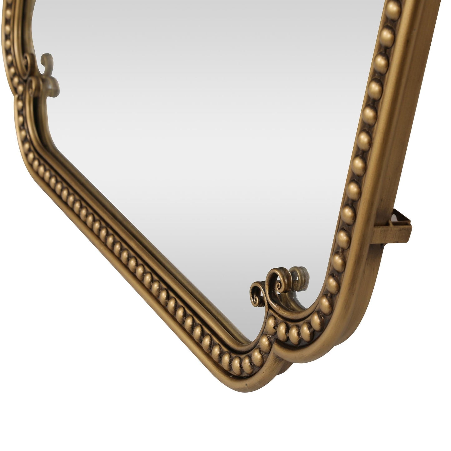 Full Length Mirror With Stand, Floor Standing Dressing For Bedroom - Antique Gold