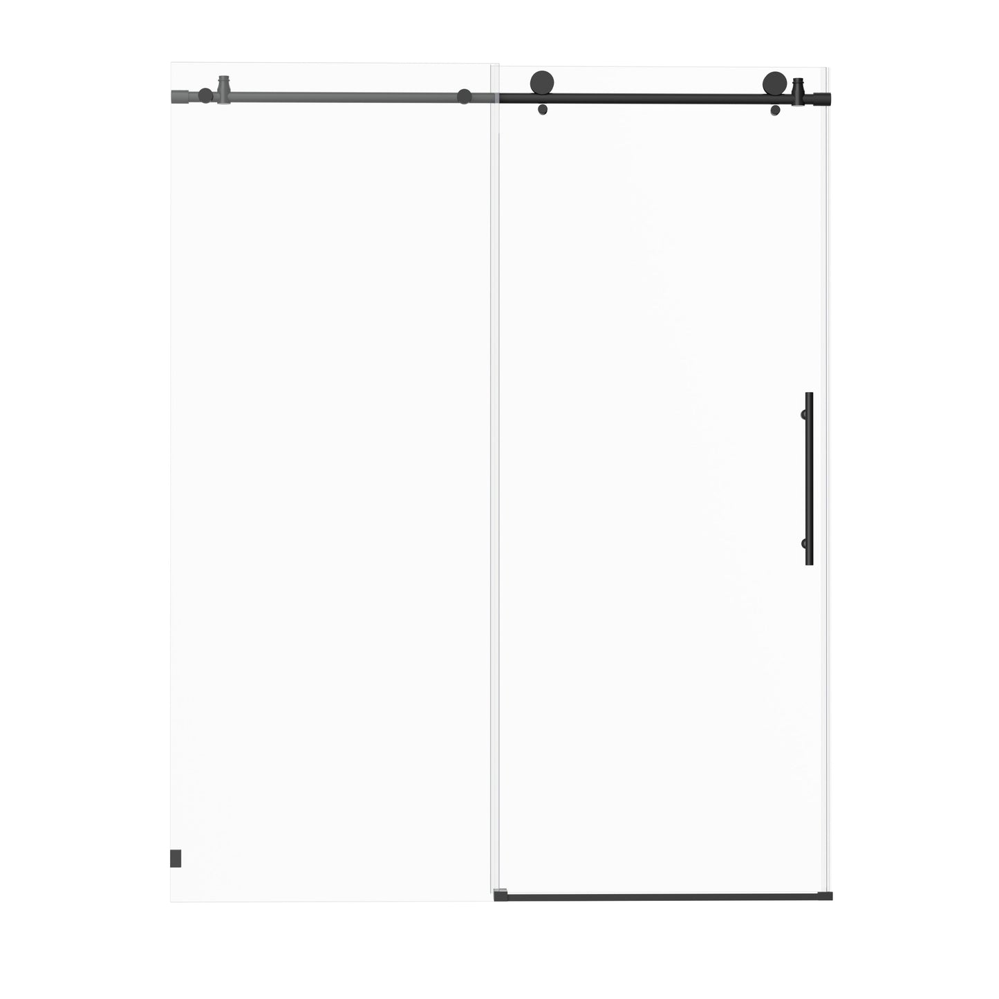 56-60"W x 76"H Frameless Sliding Shower Door with Premium Tempered Glass