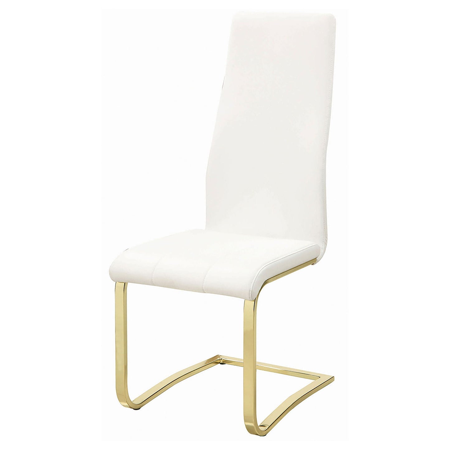 Whittingham - Dining Side Chair (Set of 4) - White / Gold