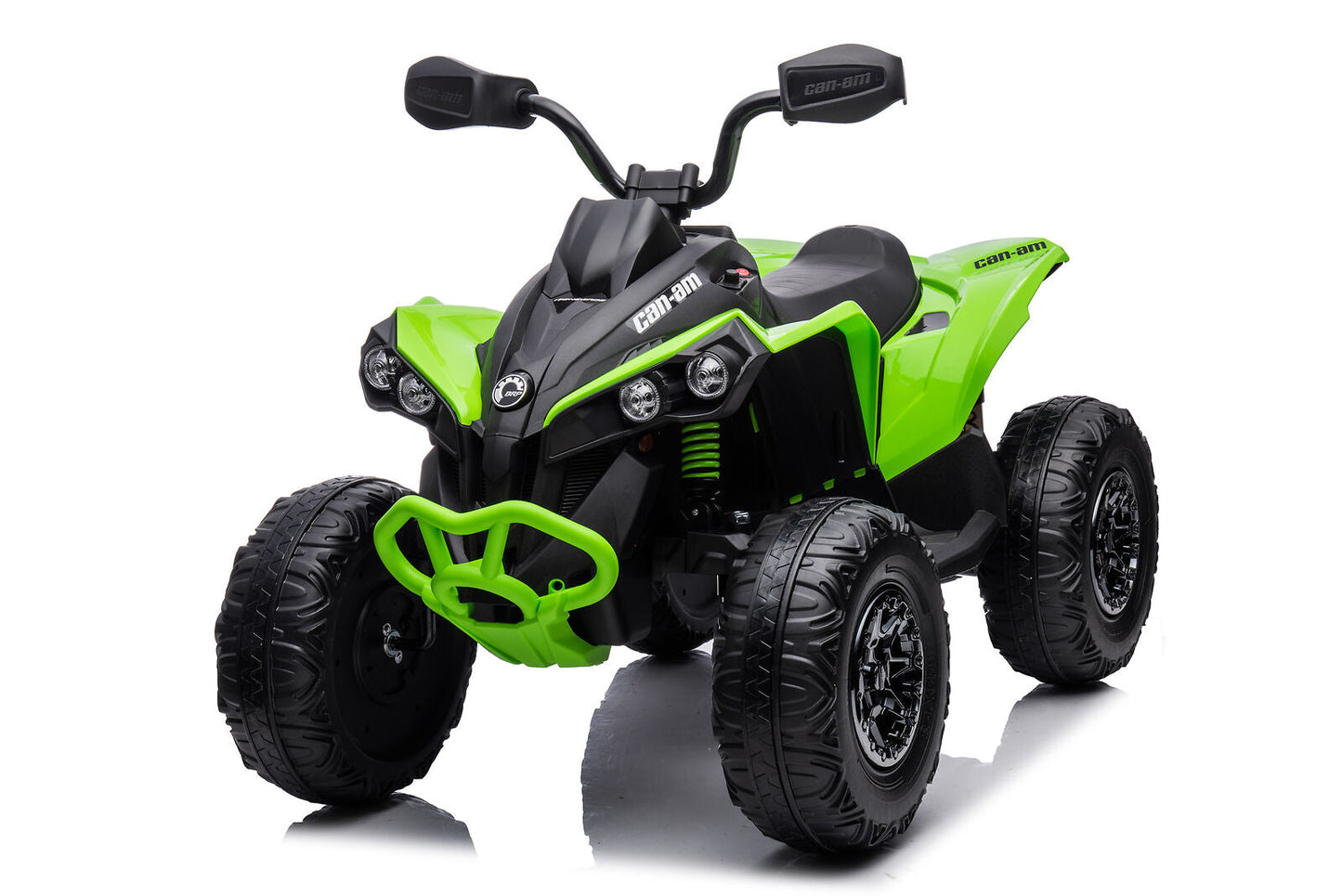 Electric Kids Ride On ATV 4-Wheeler Quad with Music and LED Lights - Green