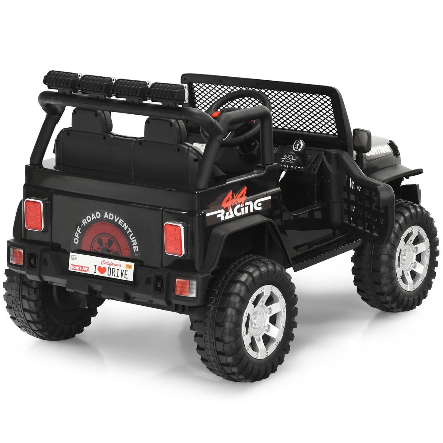 Electric Kids Ride On Car Truck with MP3 and Remote Control - Black