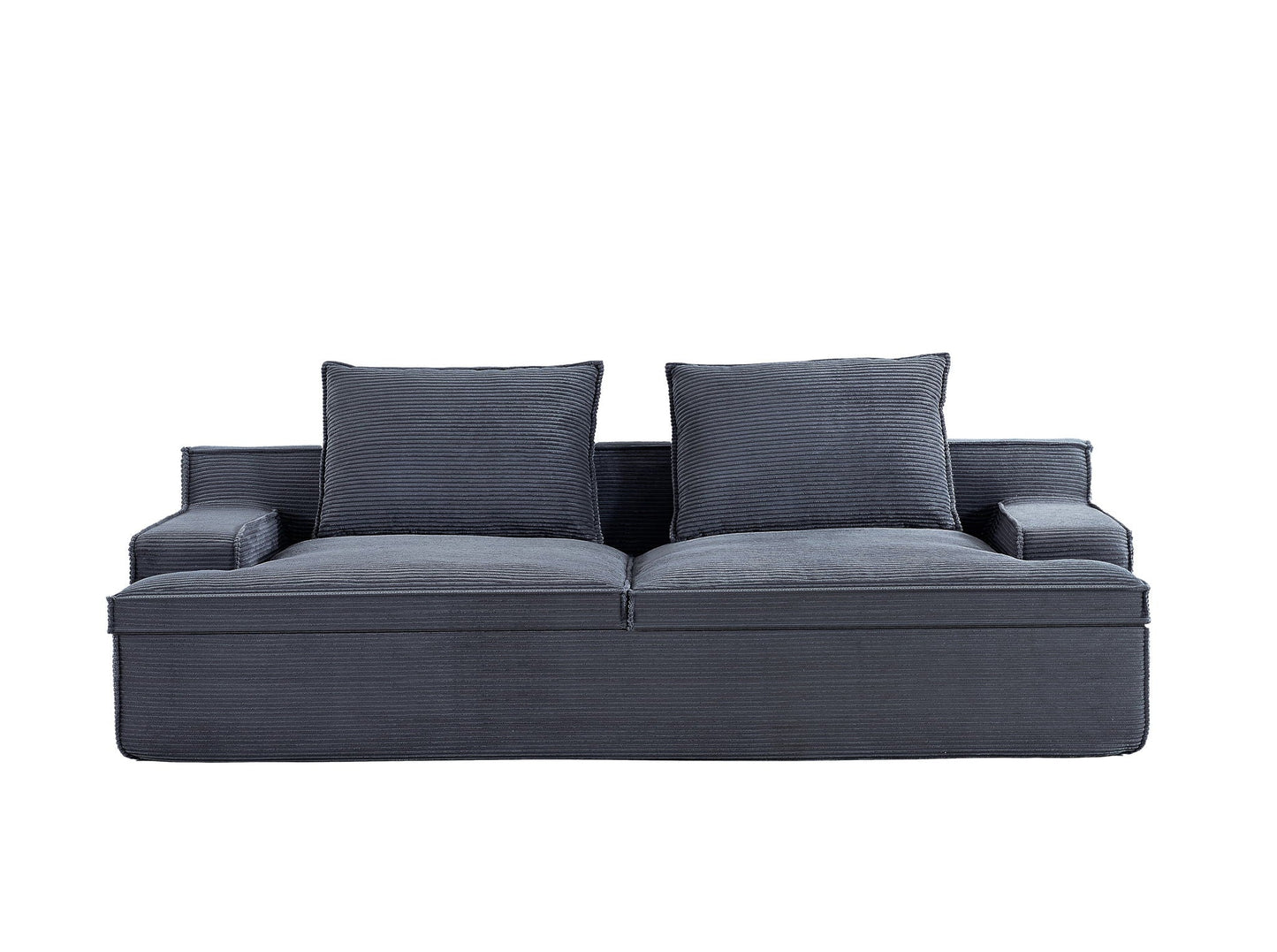Nimbus - Oversized Full Foam 4 Seater Couch For Living Room Upholstered In Soft, Wide Armrests